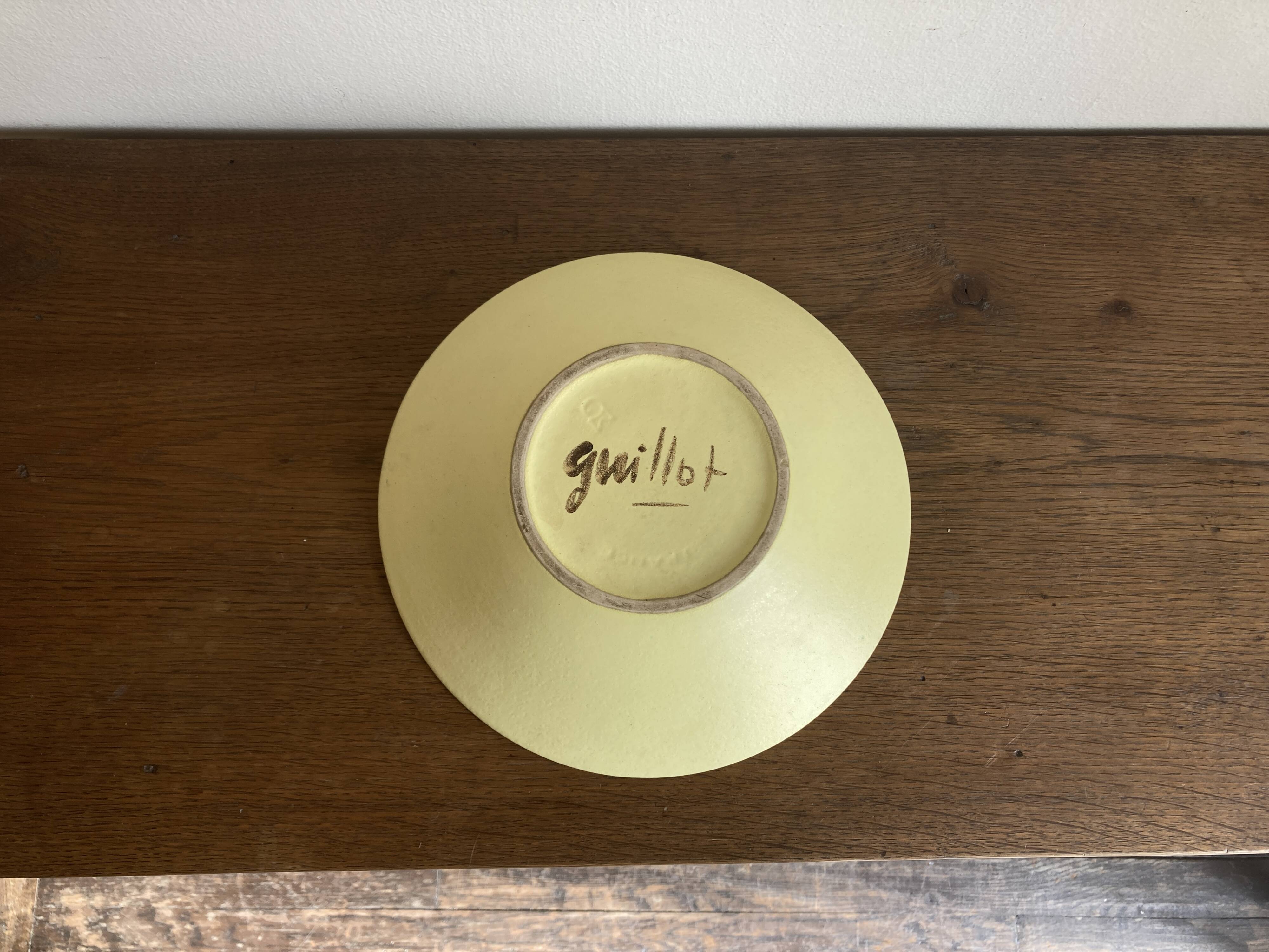 Ceramics by Dominique Guillot Vallauris mid-century coffee table centerpiece