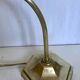 Brass gooseneck lamp