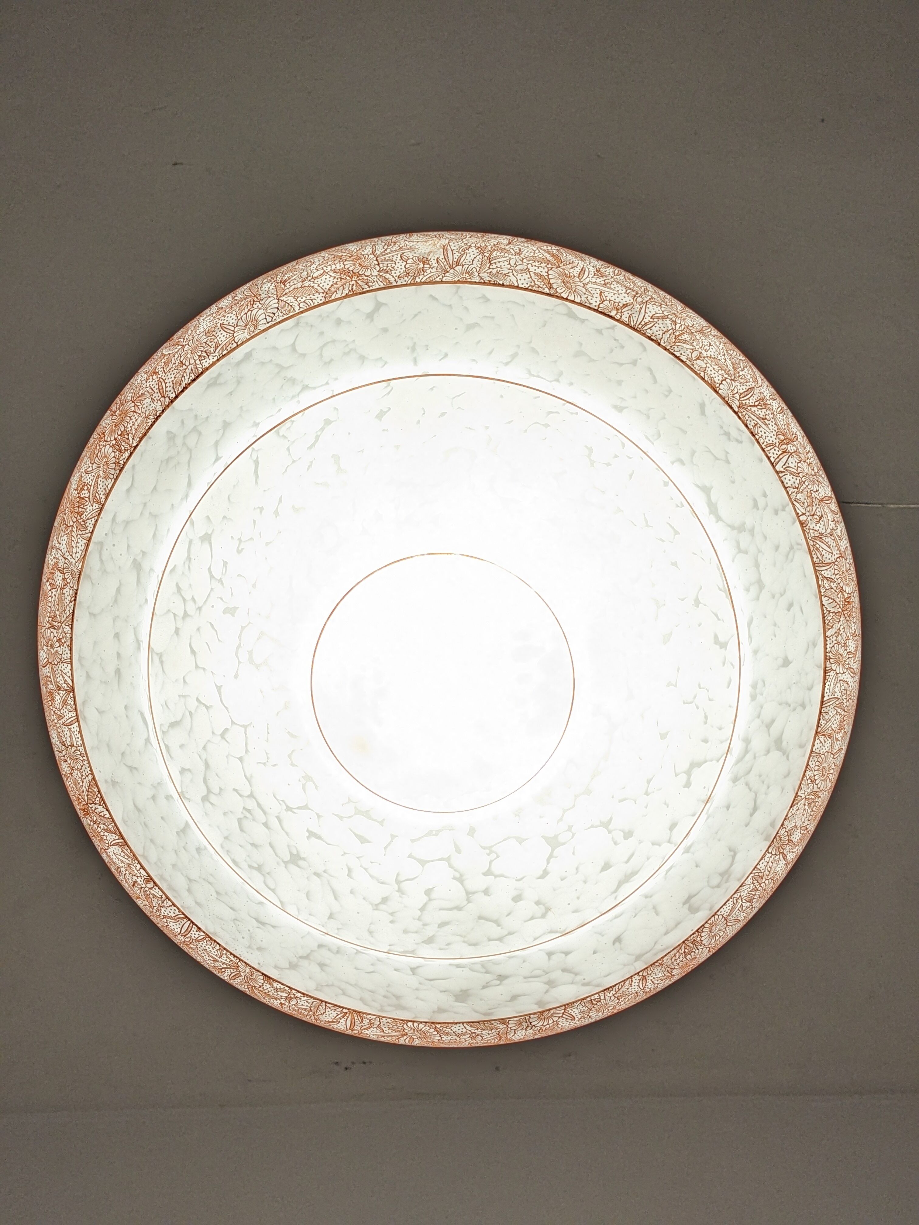 Art Deco XL pendant lamp in Clichy glass circa 1920