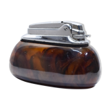 Ronson table lighter and its case
