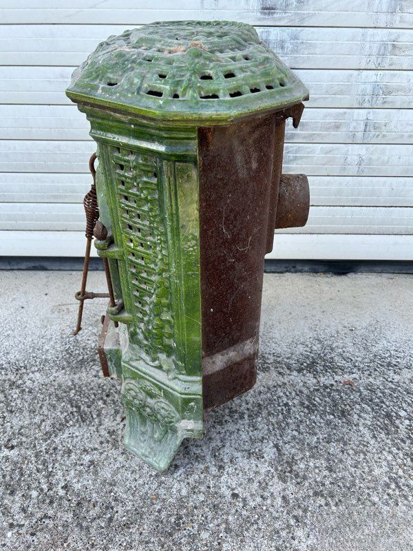 Old cast iron stove