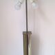 Sciolari style metal table lamp base 1970