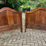 Bedheads boat old solid walnut