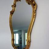 Baroque style gold resin mirror, 50s-60s