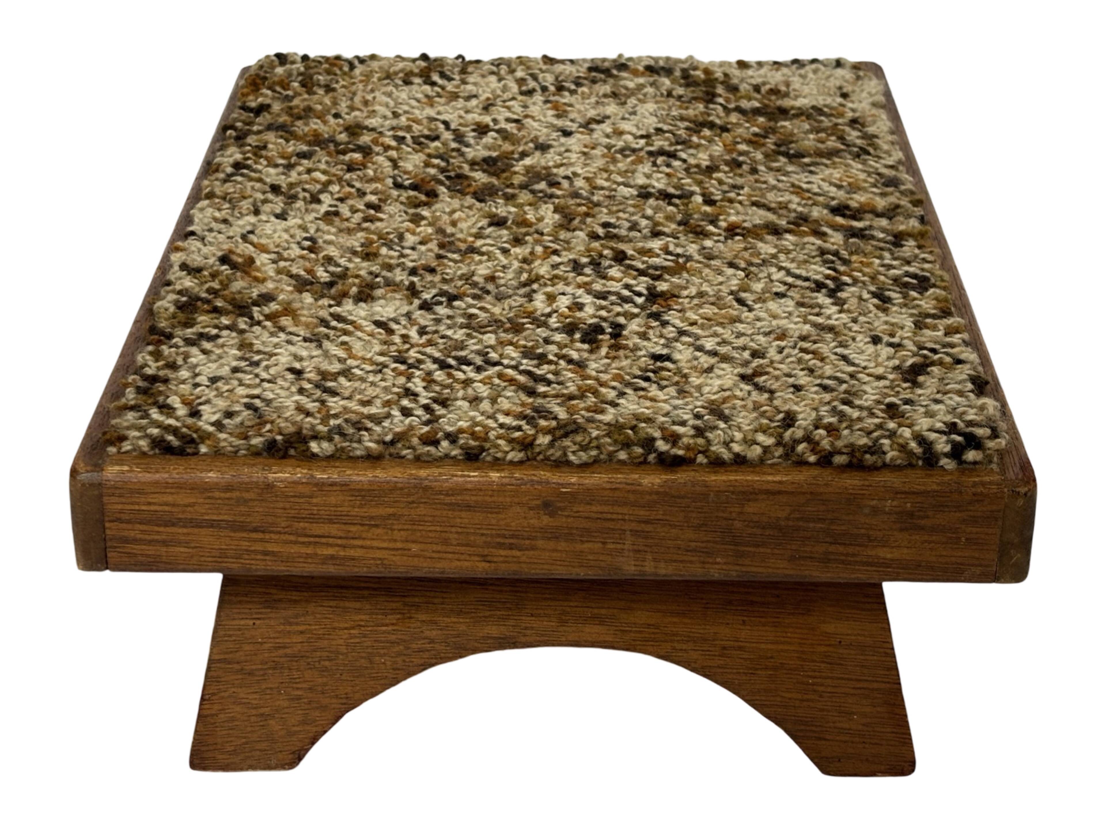 Vintage footstool 60's minimal stool low model