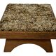 Vintage footstool 60's minimal stool low model