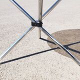 Vintage glass round table