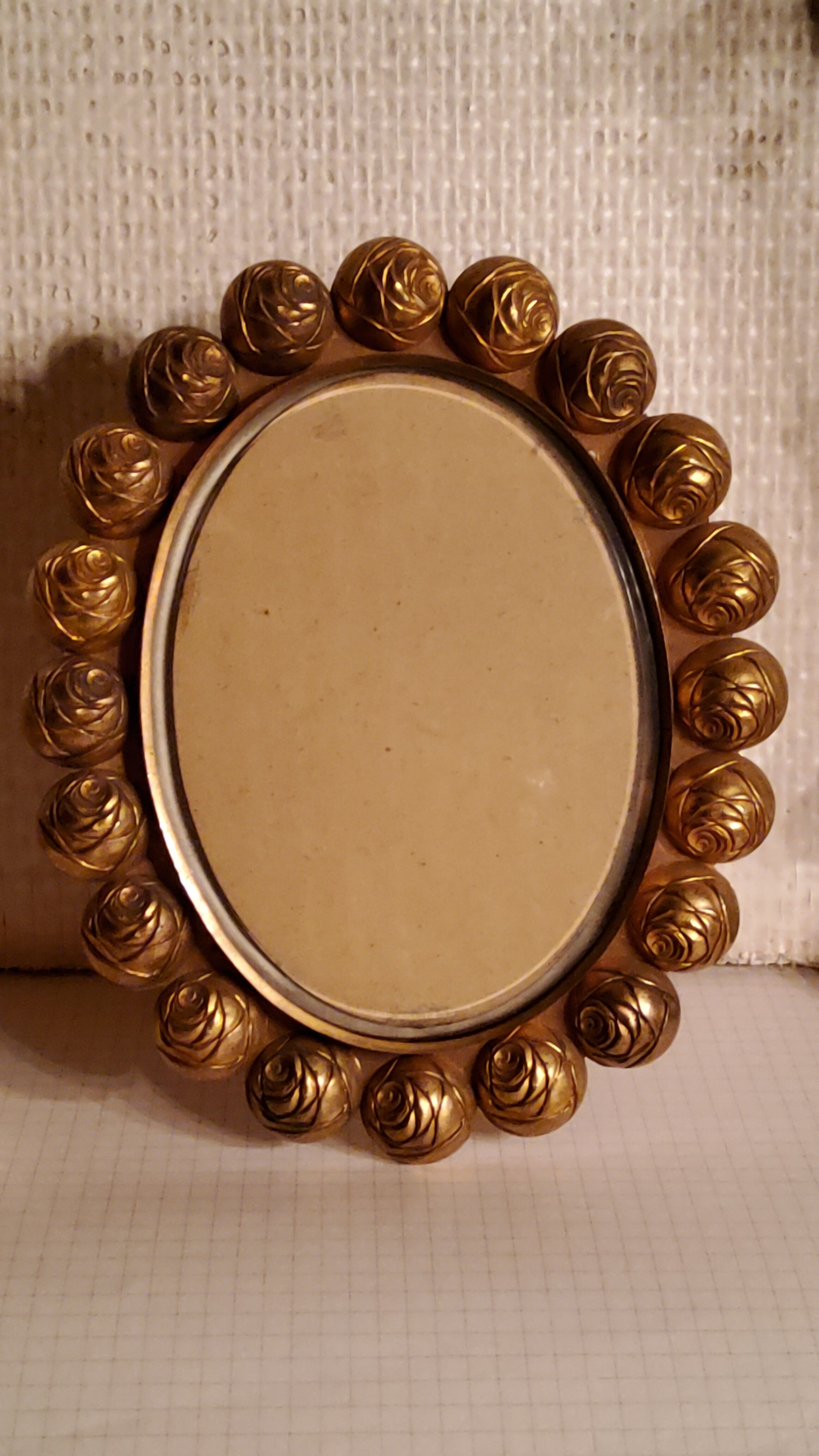 Art Deco photo frame in gilded bronze and gilded brass