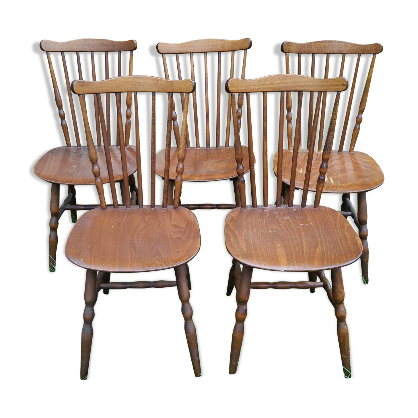 Set of 5 chairs bistro Baumann