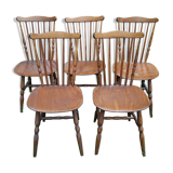 Set of 5 chairs bistro Baumann