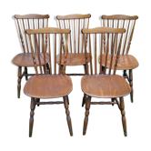 Set of 5 chairs bistro Baumann
