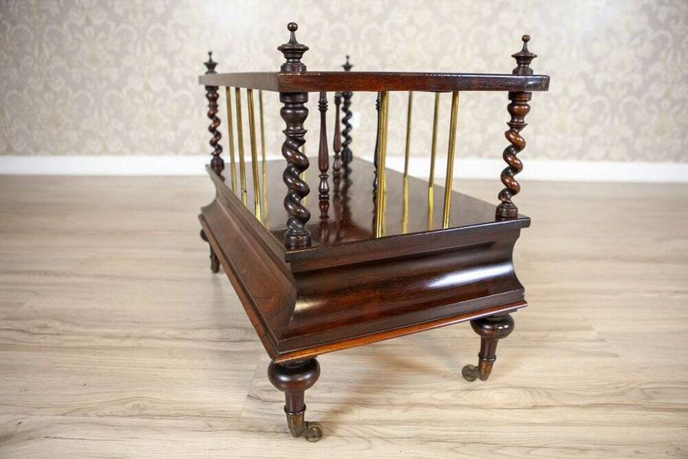 Wooden Magazine Rack, Early 20th Century