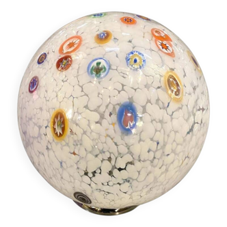 Contemporary Multicolored "Murrine" Murano Style Glass Table Lamp