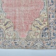 Tapis de sol vintage turc orange sku 3336