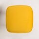 Mustard velvet stool, Mid-Century, Poland, 1960s