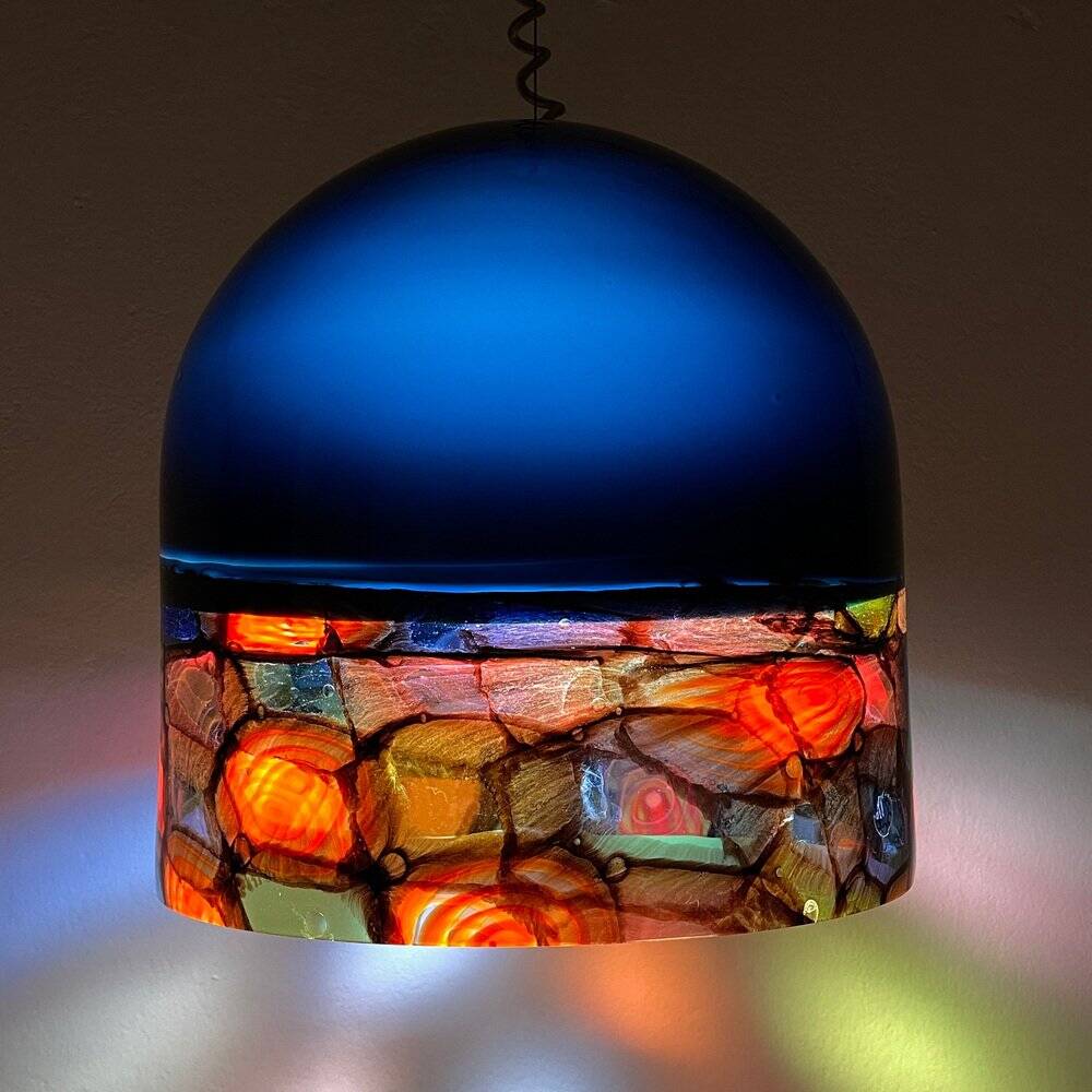 Suspended lamp Tinta by Renato Toso & Note Massari for Leucos, Italy, 1971