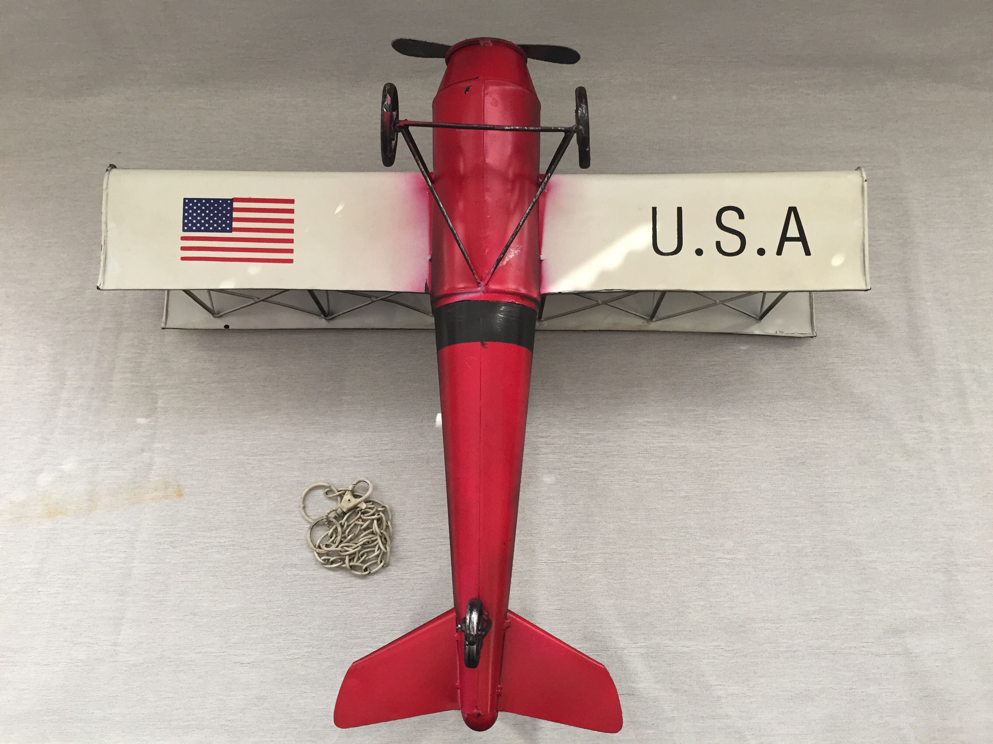 Metal model fighter plane biplane ww1 english french u.s.a.