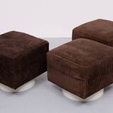 Set of 3 Ripcord stools Space Ace 1970s