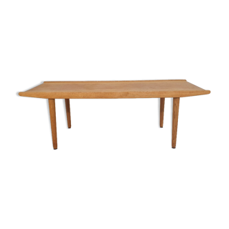 Scandinavian modern oak coffee table by Frem Rojle, Denmark, 1960's