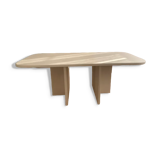 LARGE MINIMALIST DINING TABLE IN TADELAKT