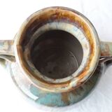 Stoneware vase with two handles