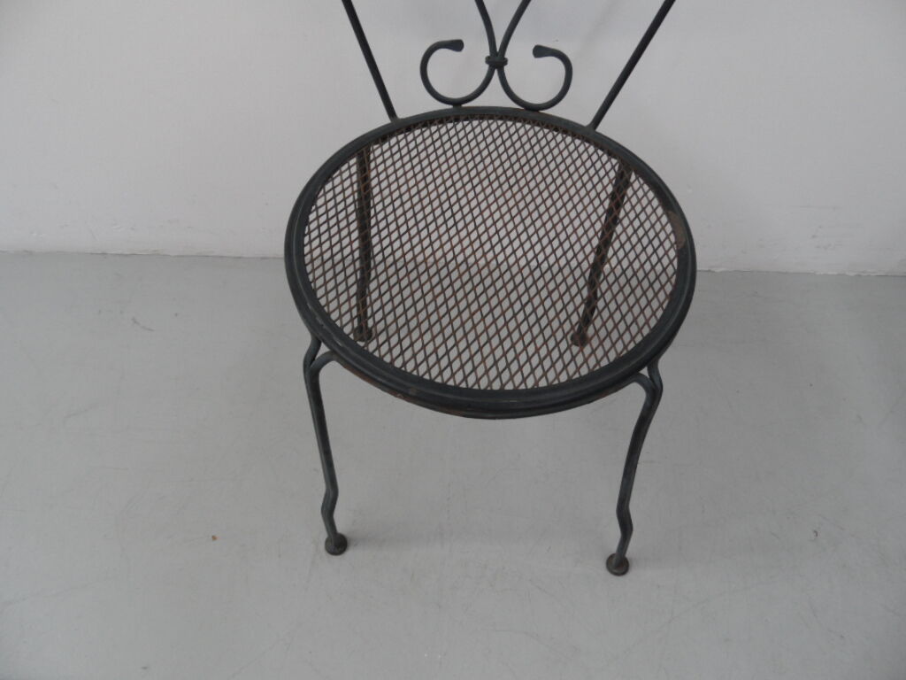 Vintage metal garden chairs