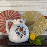 Vintage porcelain jug with lid