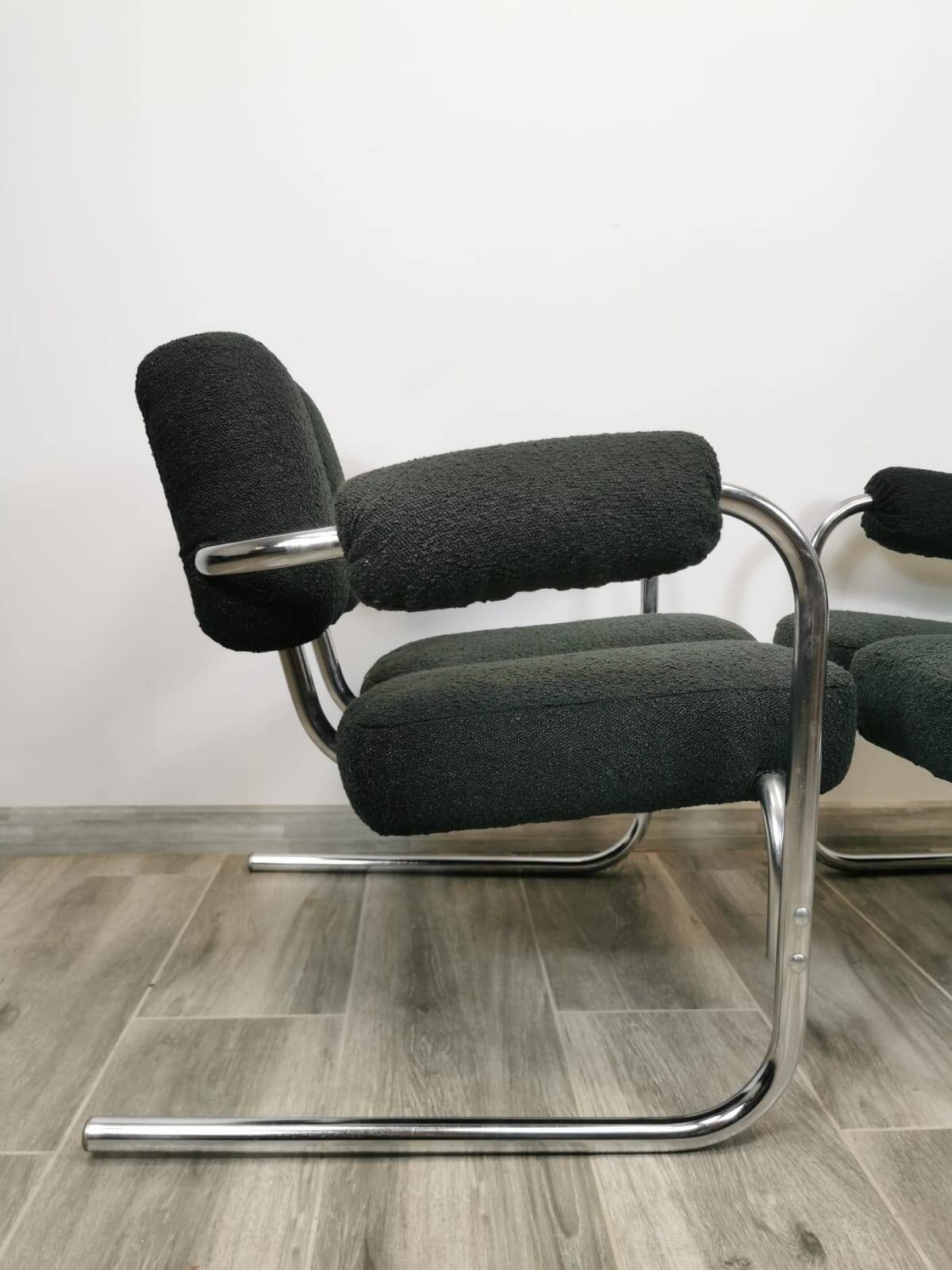 Mid-century restored armchairs