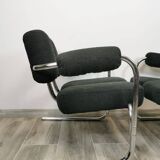 Mid-century restored armchairs