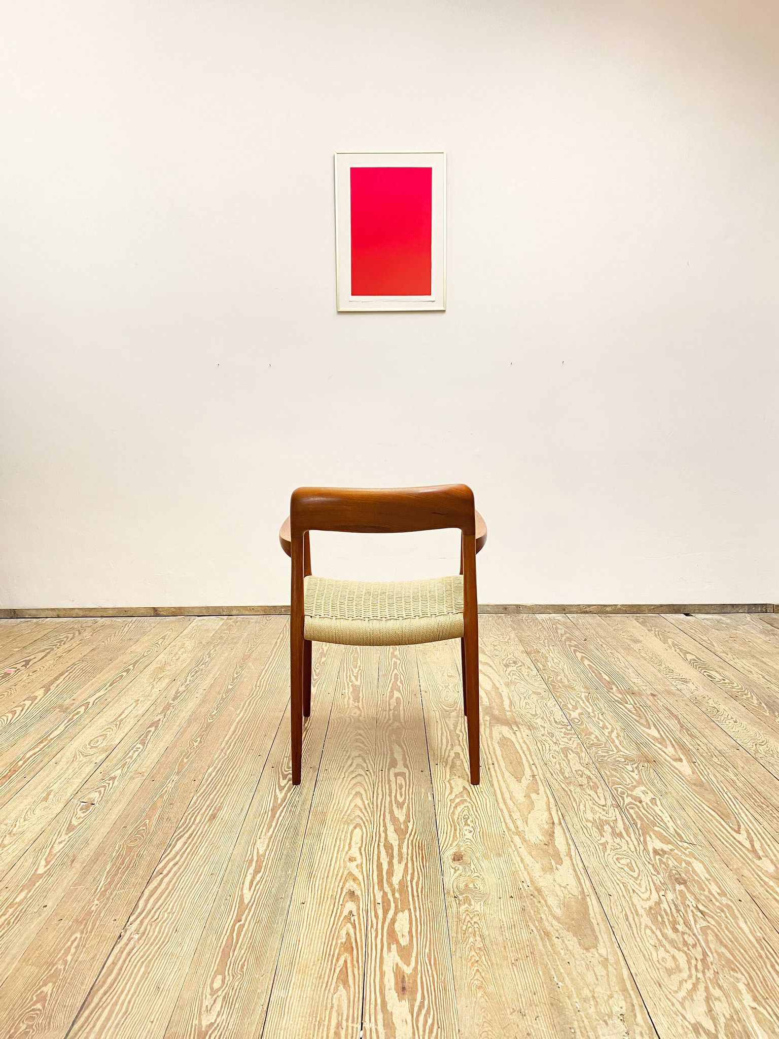 Mid century teak armrest chair by Niels O. Møller for J.L. Moller, Model 56, Denmark, 1950s