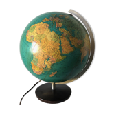 Large terrestrial globe PVC 42cm JRO Verlag vintage 1970
