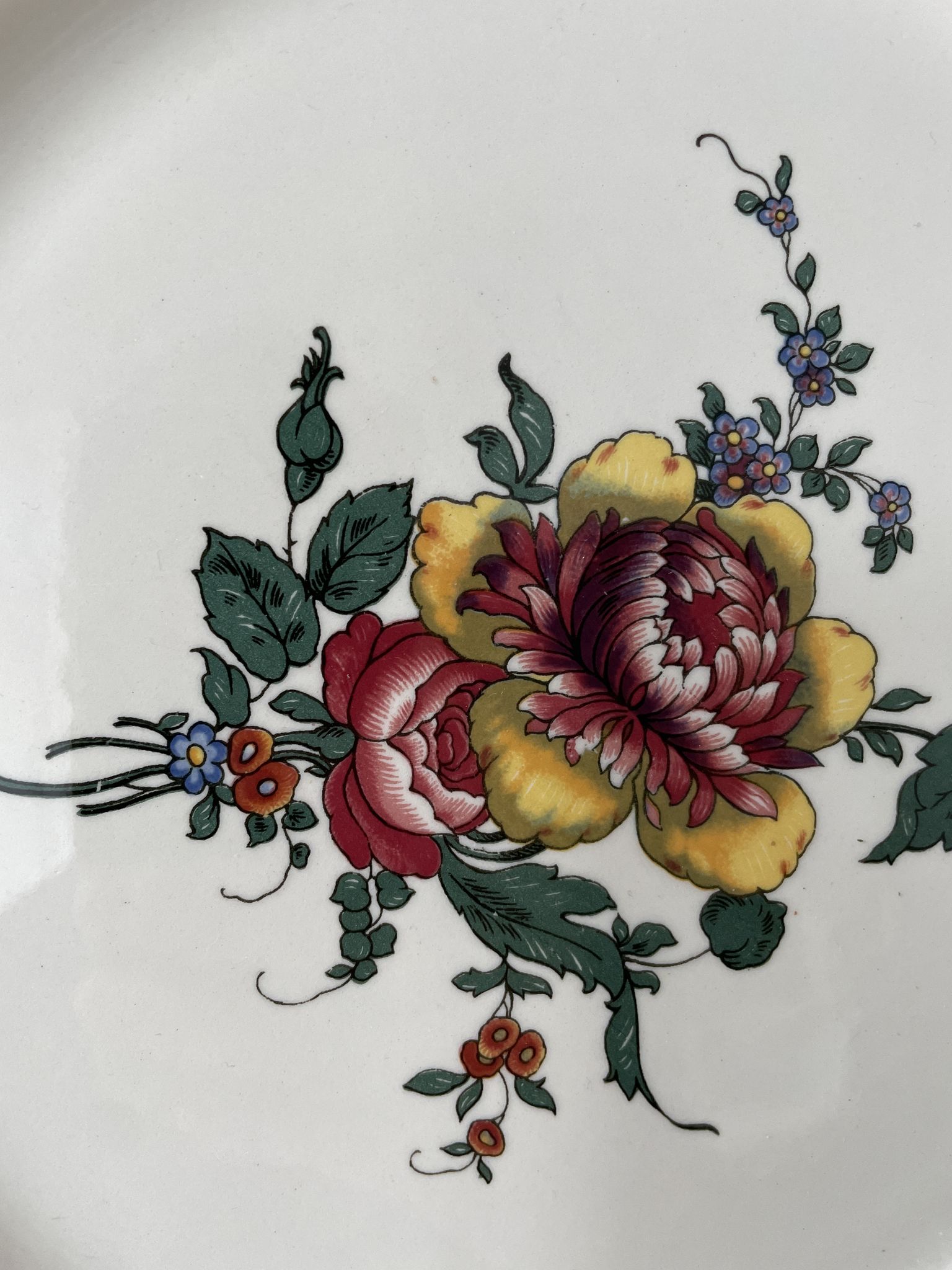 Set of 7 flat plates villeroy and boch vieux strasbourg