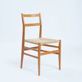 gio PintiCassina Leggera chairs, set of 6, early edition, 1960s