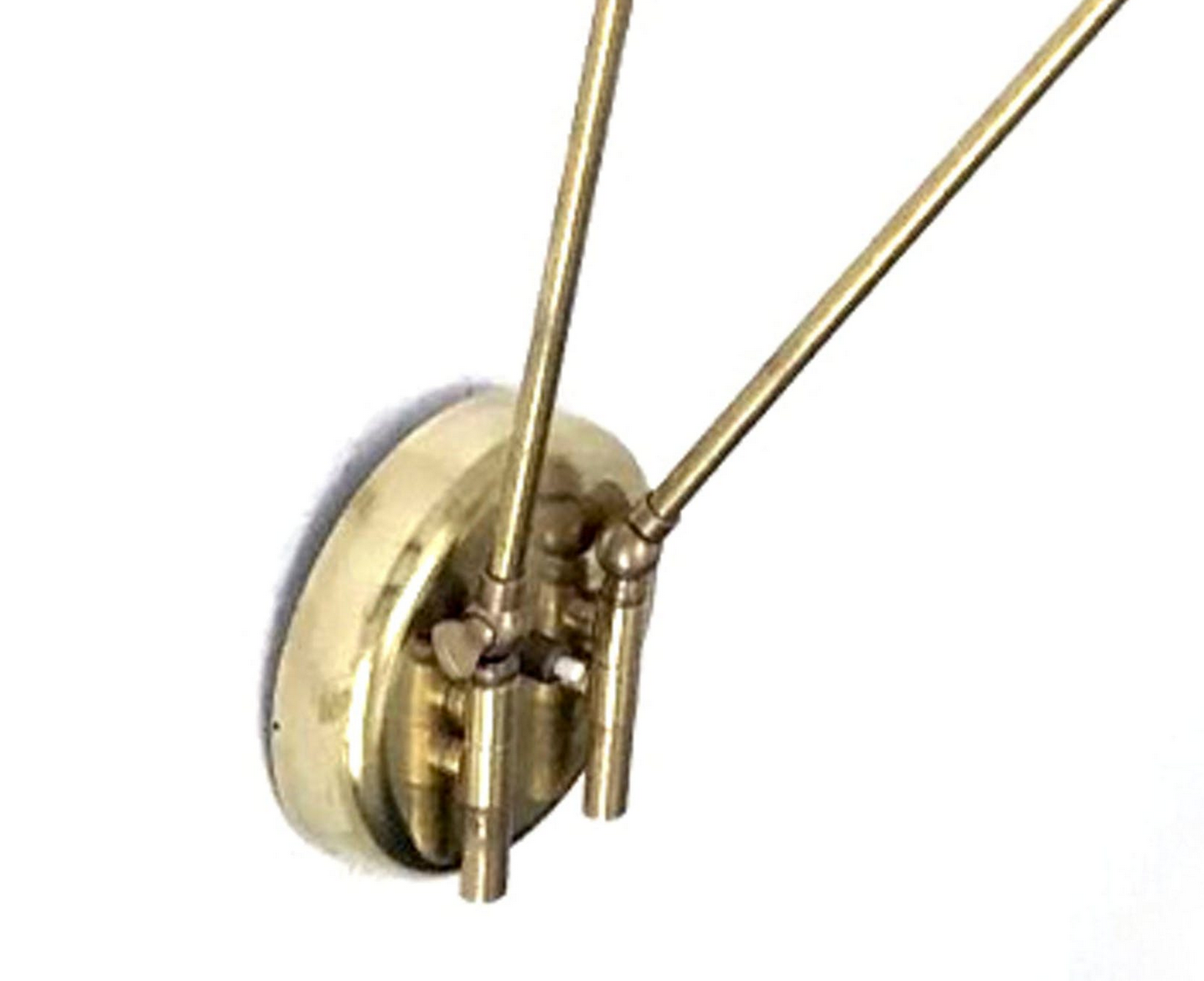 Wall light bracket 2 black articulated arms