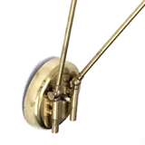 Wall light bracket 2 black articulated arms