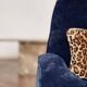 Pair of vintage 70s velvet armchairs