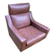 Fauteuil Skaï vintage