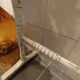 Wooden towel rack