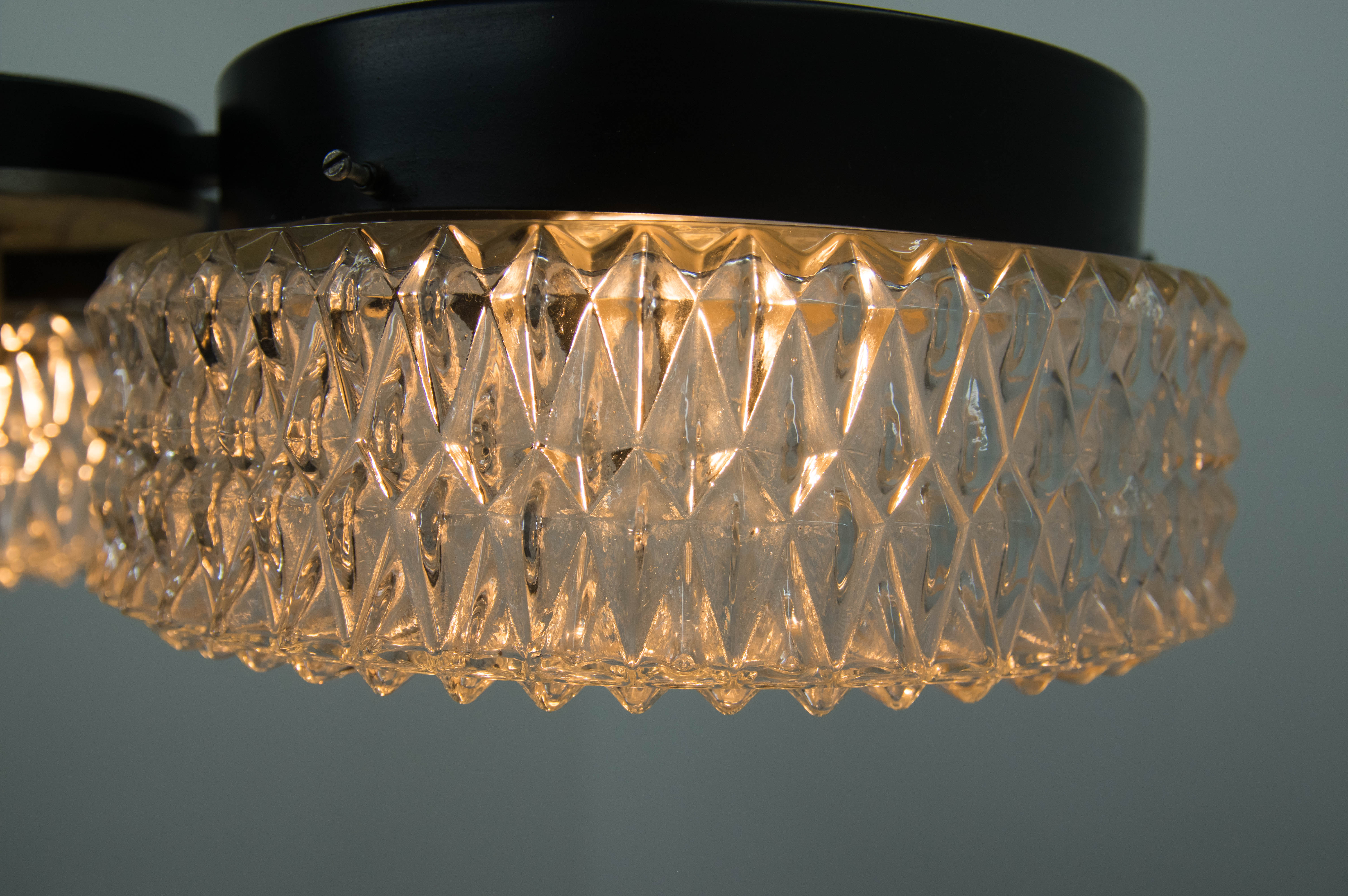 Chandelier by Napako, Czechoslovakia, 1960s