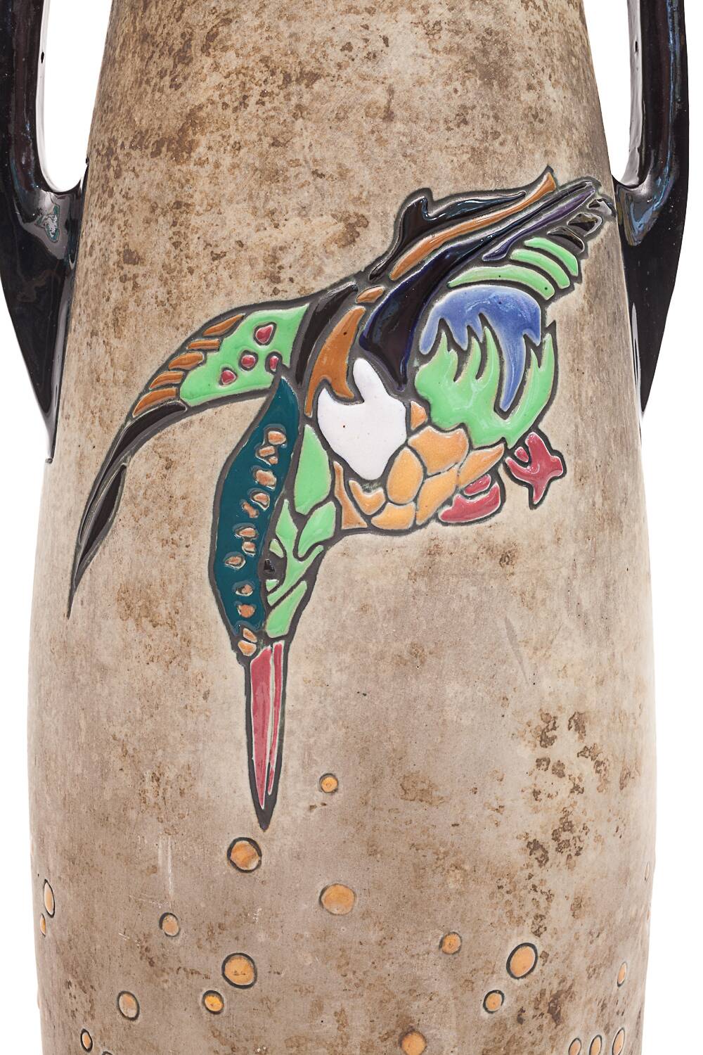 Pair of large Art Nouveau amphorae