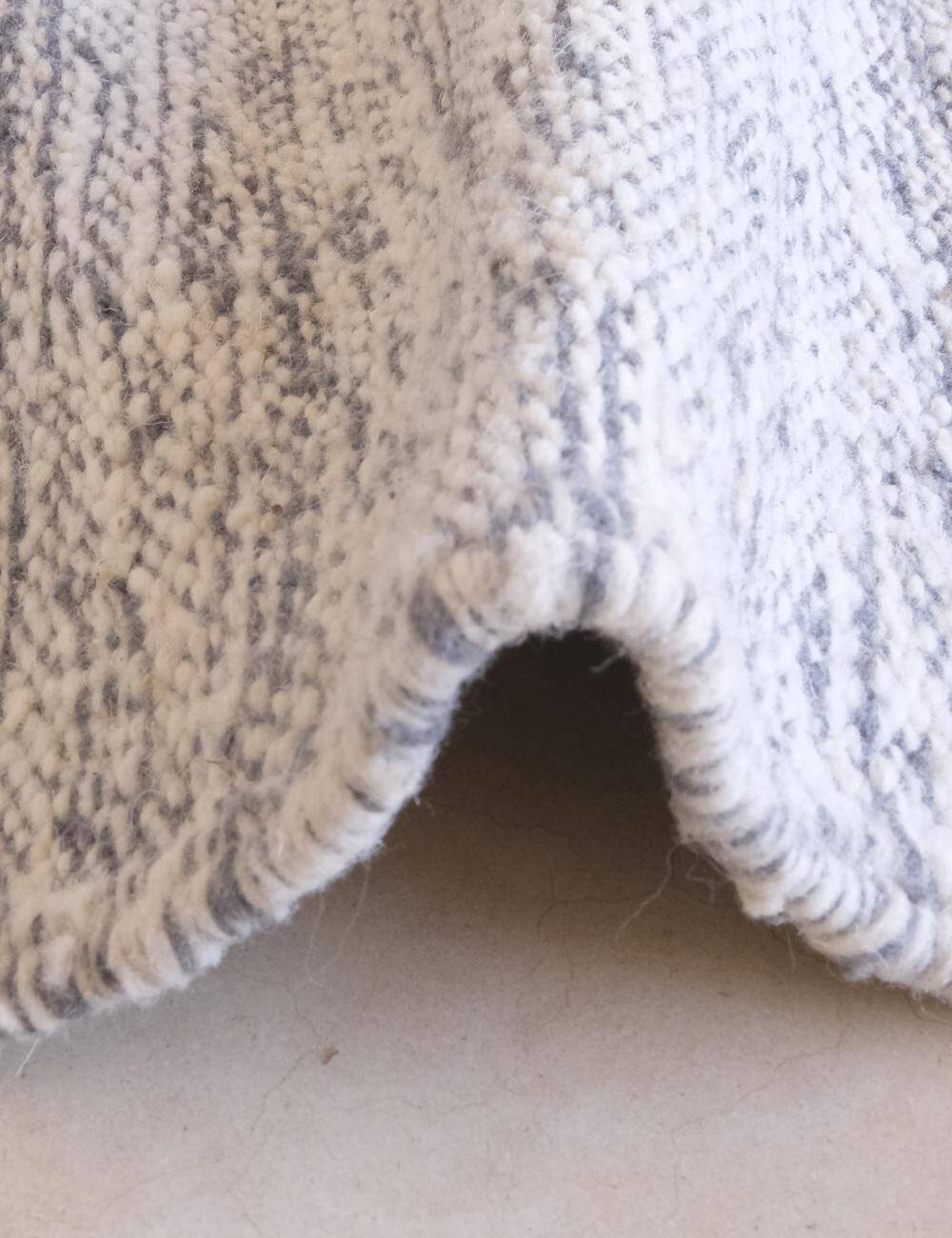 Kilim Rug Zanafi Gray - 300 x 186 cm