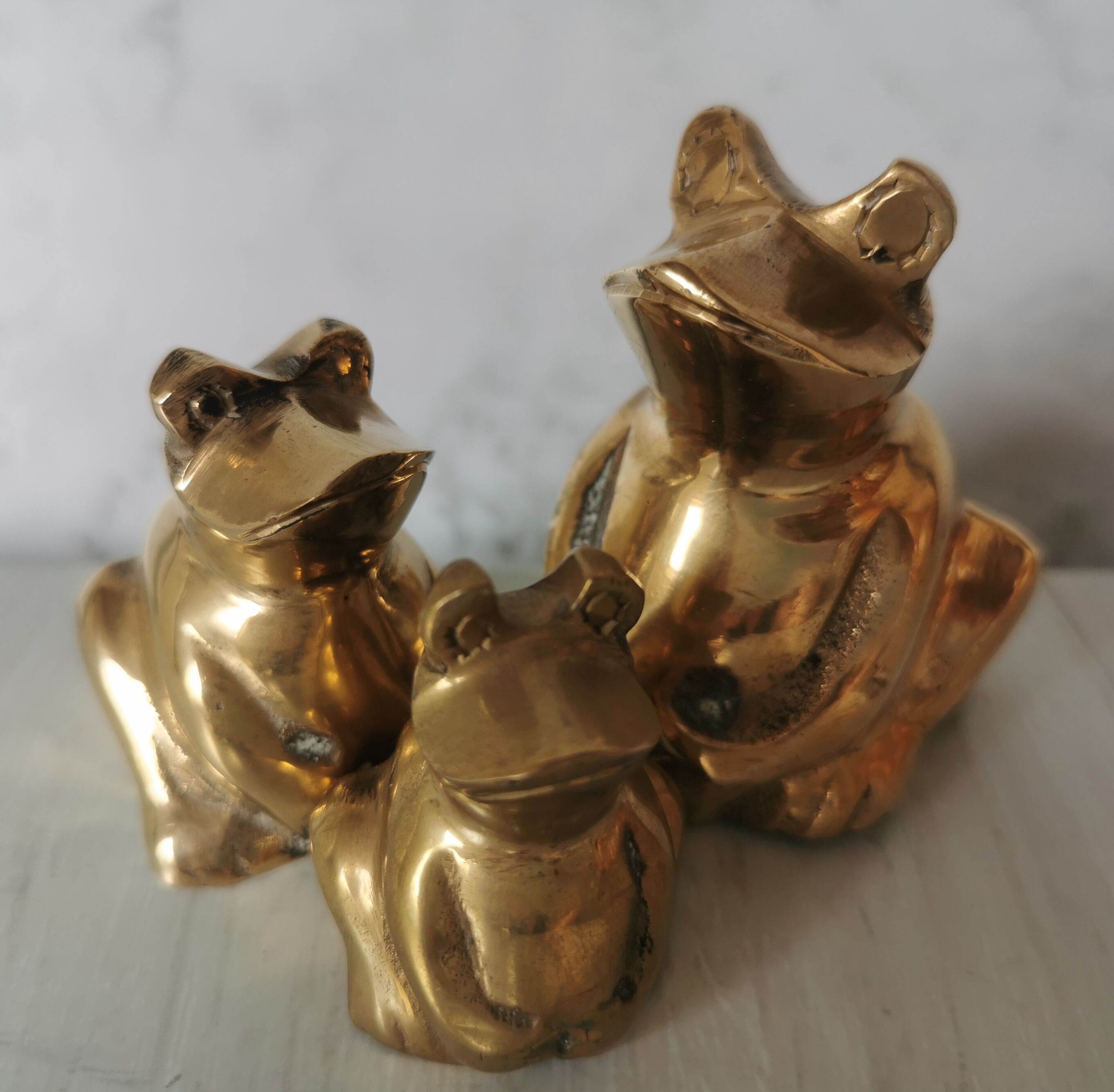 Brass frogs