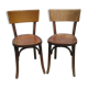 Pair of Baumann bistro chairs