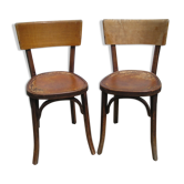 Pair of Baumann bistro chairs