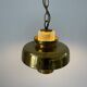 Brass and bubble glass ceiling light, 1960s, Germany