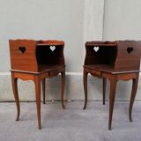 Pair of vintage bedside tables
