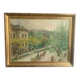 City view, oil on canvas, 1944