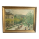 City view, oil on canvas, 1944