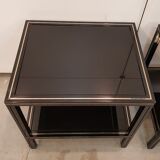 Pair Pierre Vandel side tables - Paris 1970's