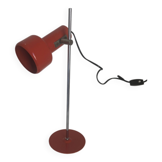 Lampe vintage 1960 de bureau enfants fonte corail  - 40 cm